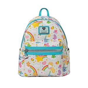 NWT! Loungefly CareBears Rainbow Mini Backpack - Exclusive 40th Anniversary